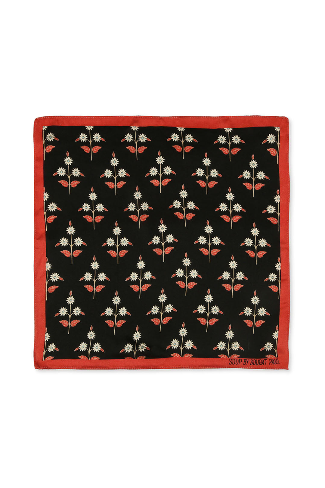 Black Ethnic Folklore Printed Pocket Square