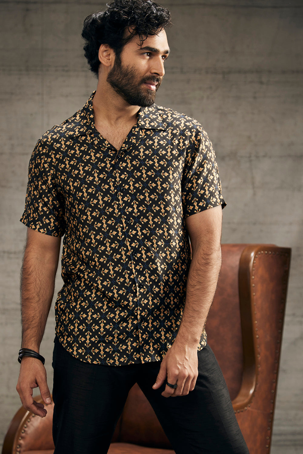 Zahra Printed Shirt With Pants