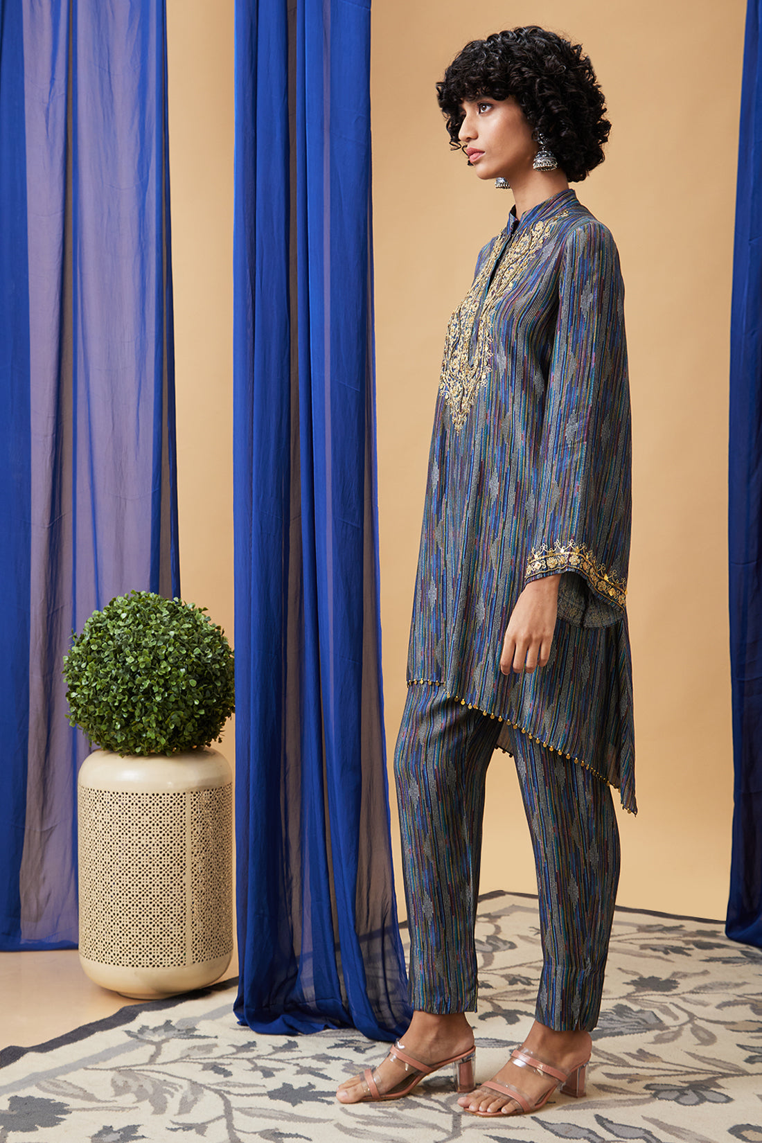 Elara Embroidered Kurta Set