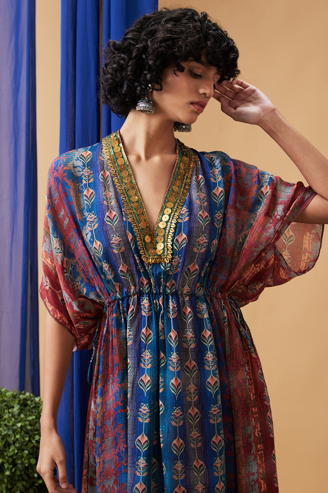 Adah Embroidered Maxi Dress