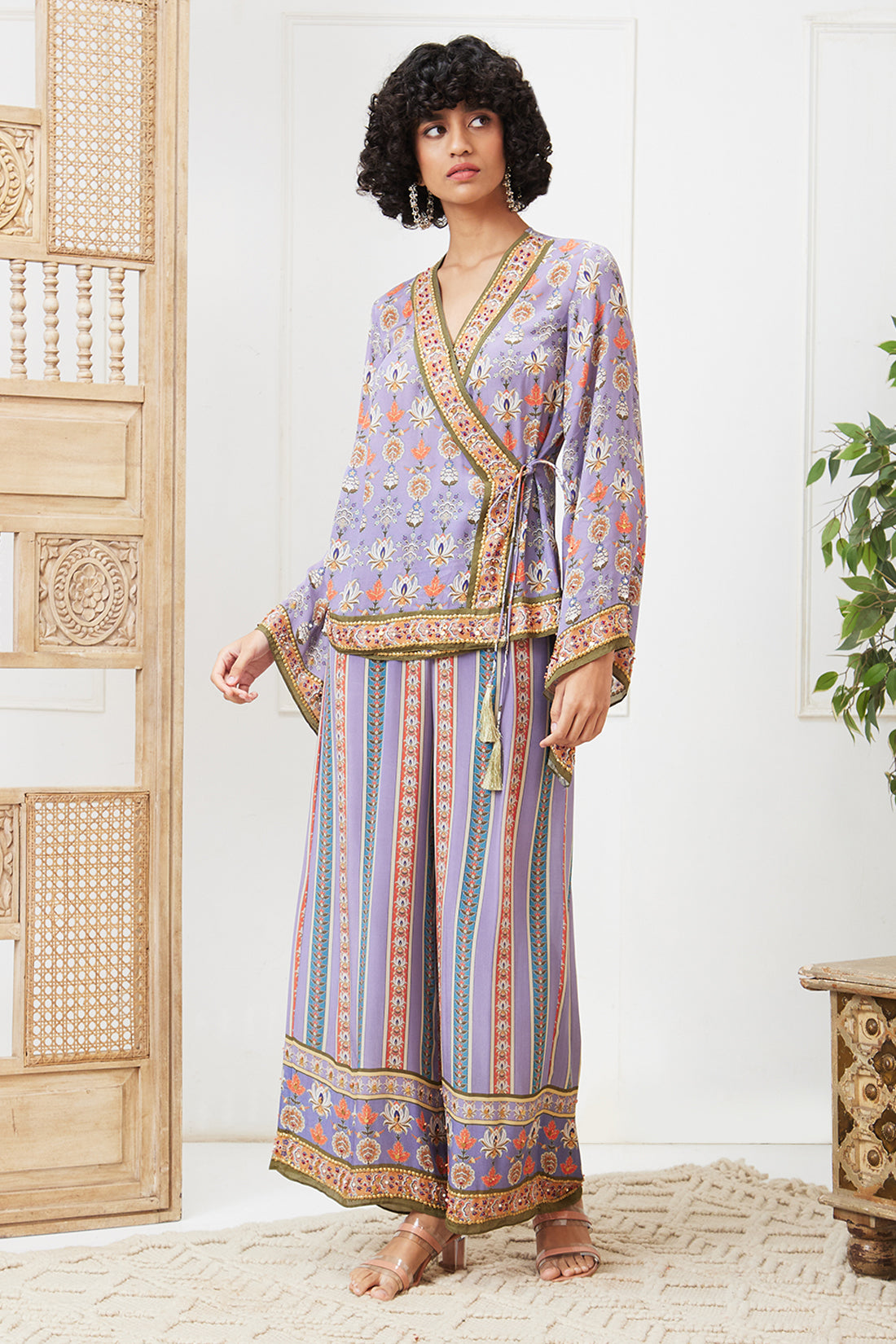 Tabriz Embroidered Angarkha Set