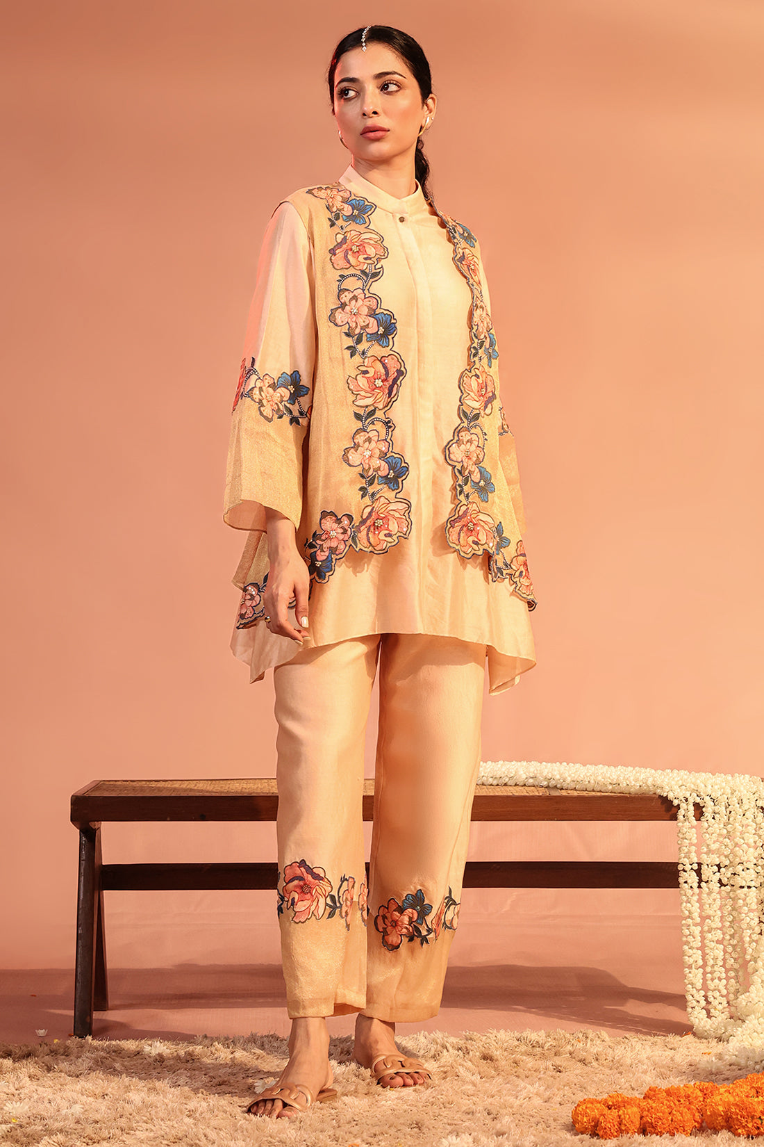 Sadira Embroidered Kurta Set with Jacket