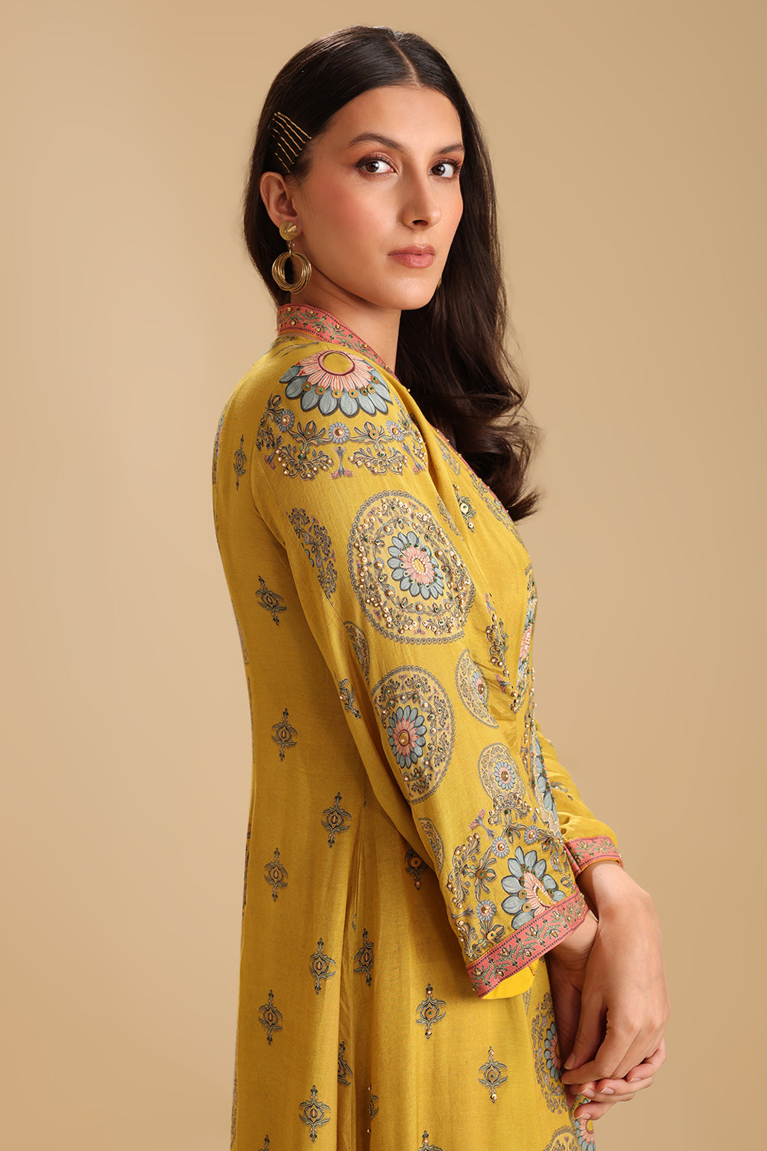 Eraya Embellished V-neck Dress
