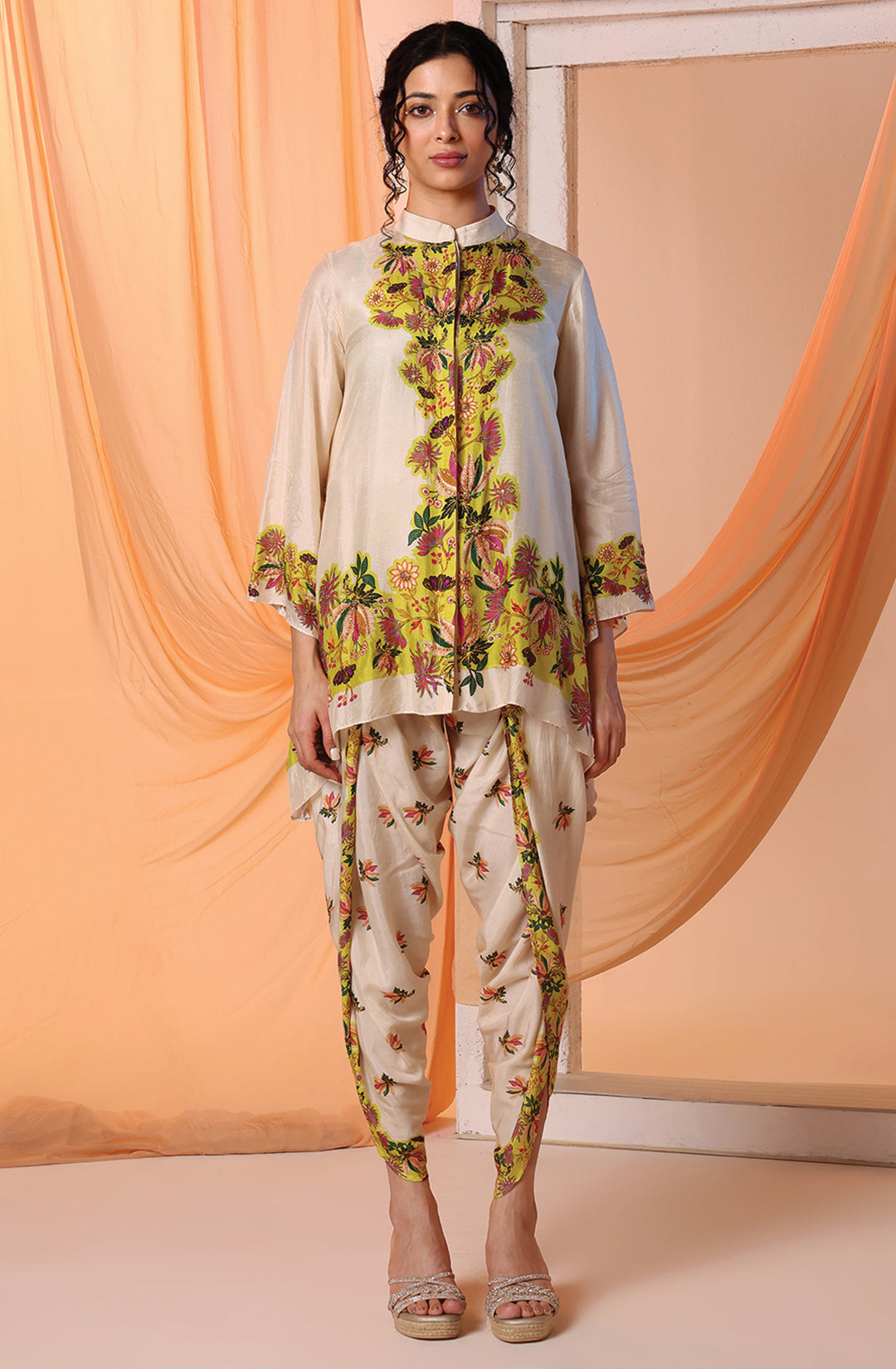 Aarani Embellished Dhoti Set