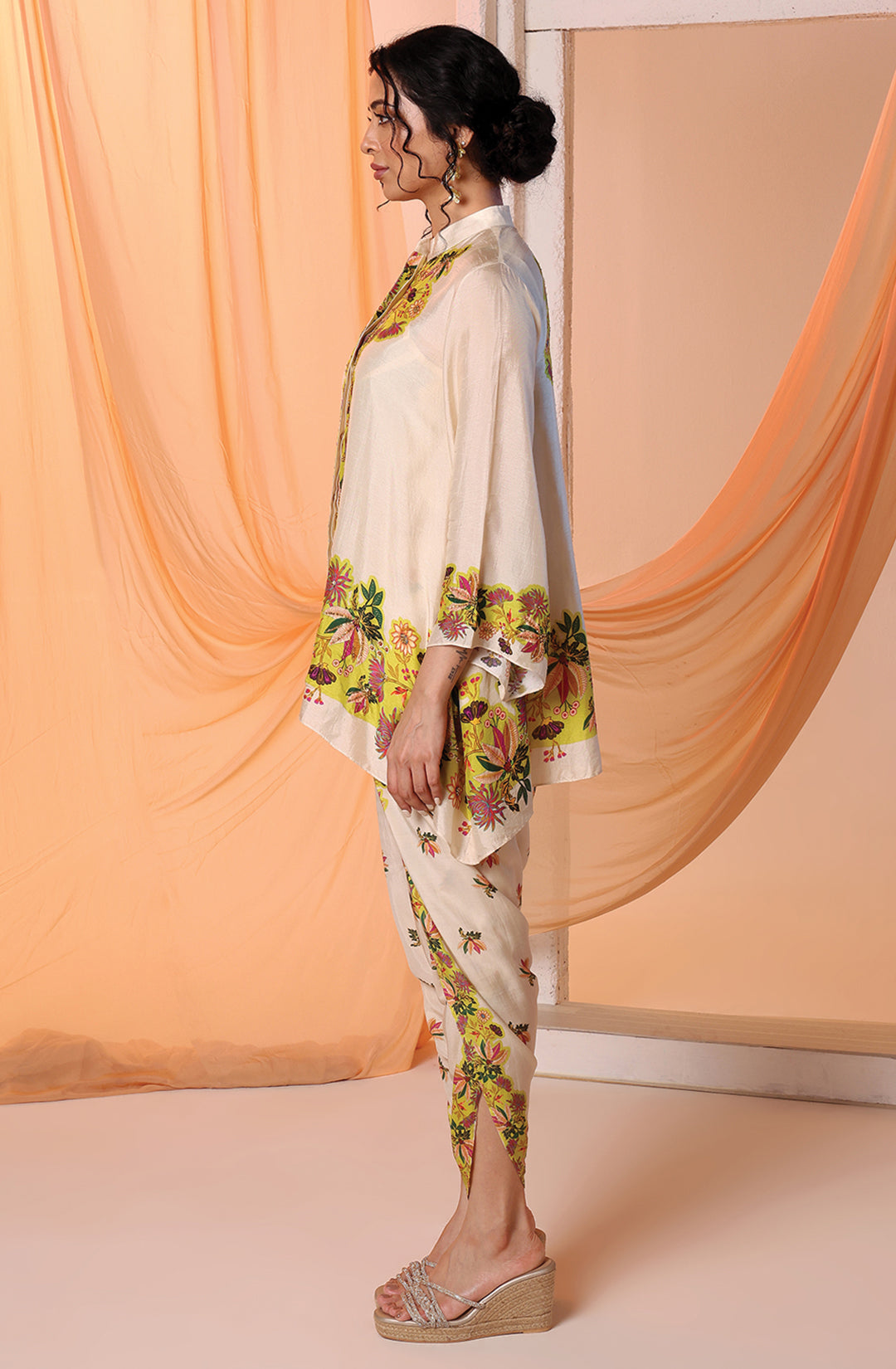 Aarani Embellished Dhoti Set