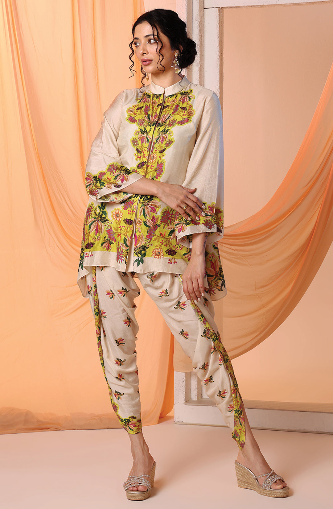 Aarani Embellished Dhoti Set
