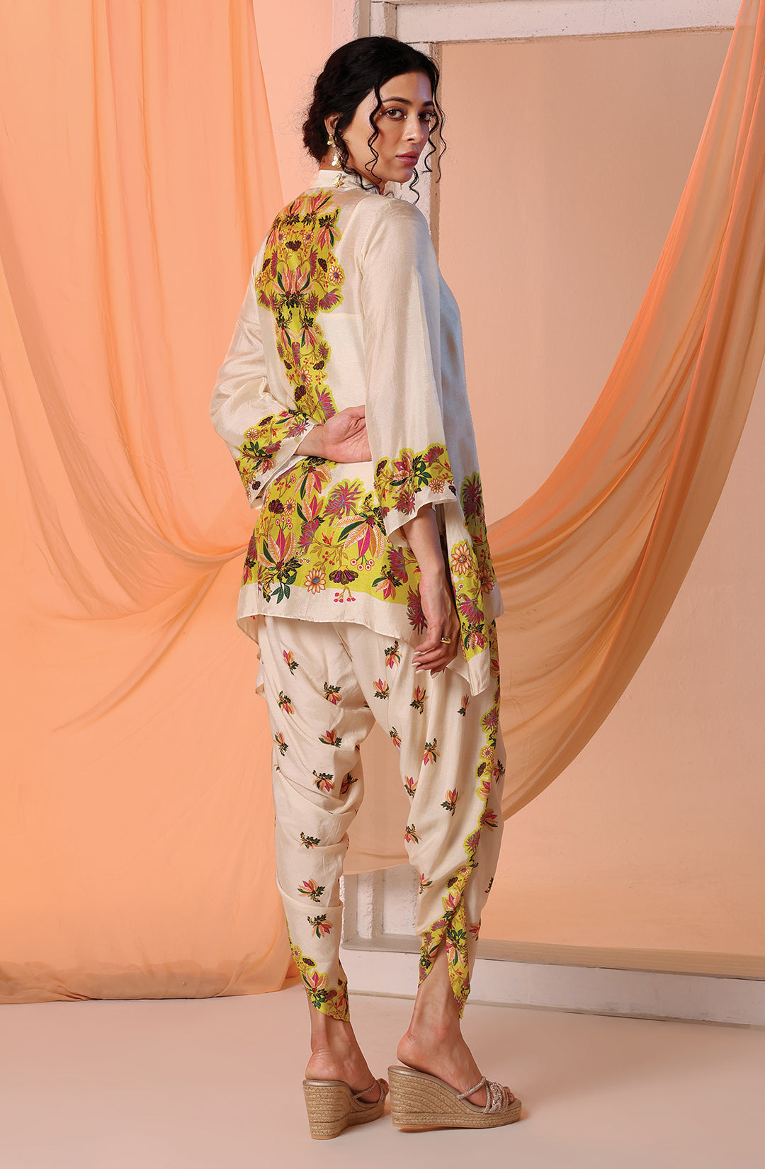 Aarani Embellished Dhoti Set