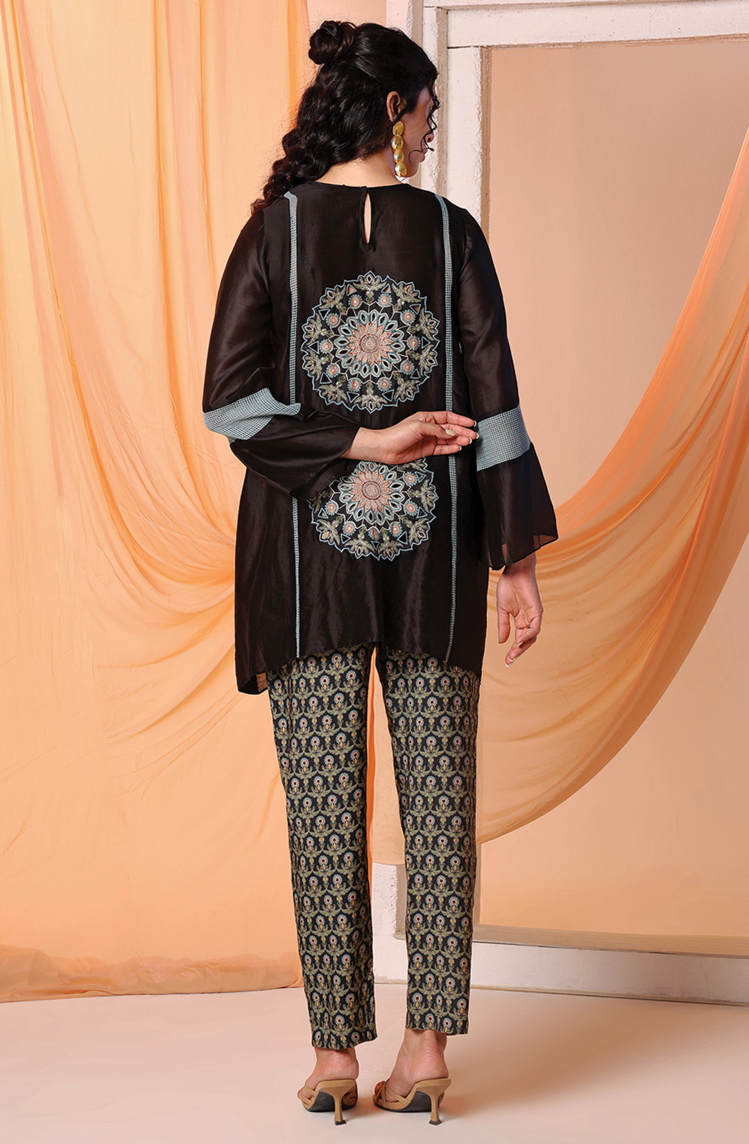 Eraya Applique Asymmetric Co-Ord Set