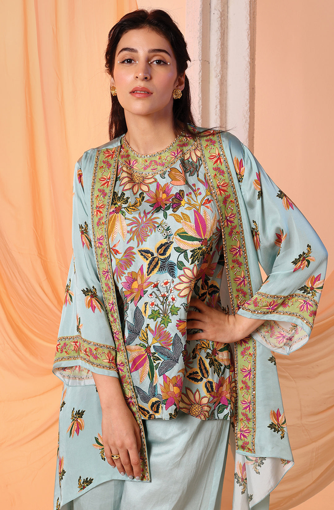 Arani Embellished Co-Ord Set with Jacket