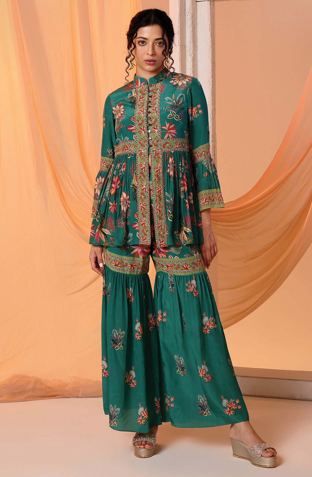 Aarani Embroidered Sharara Set