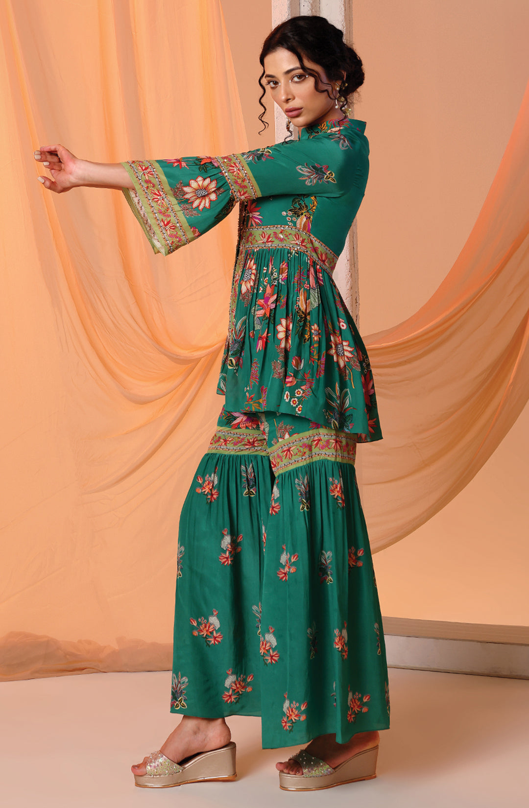 Aarani Embroidered Sharara Set