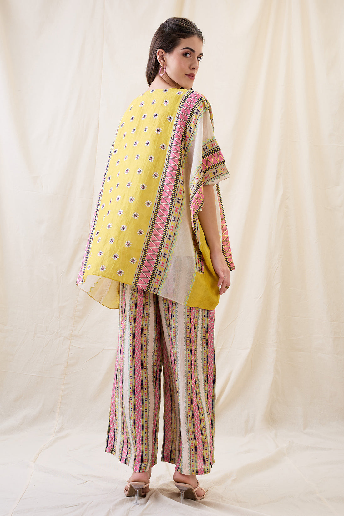 Nooma Printed kimono co-ord set