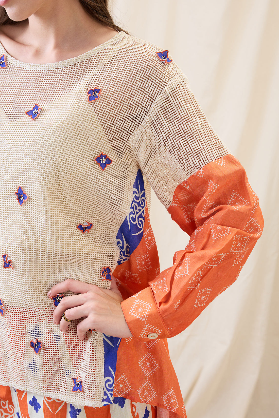 Kitchra Appliqued co-ord set