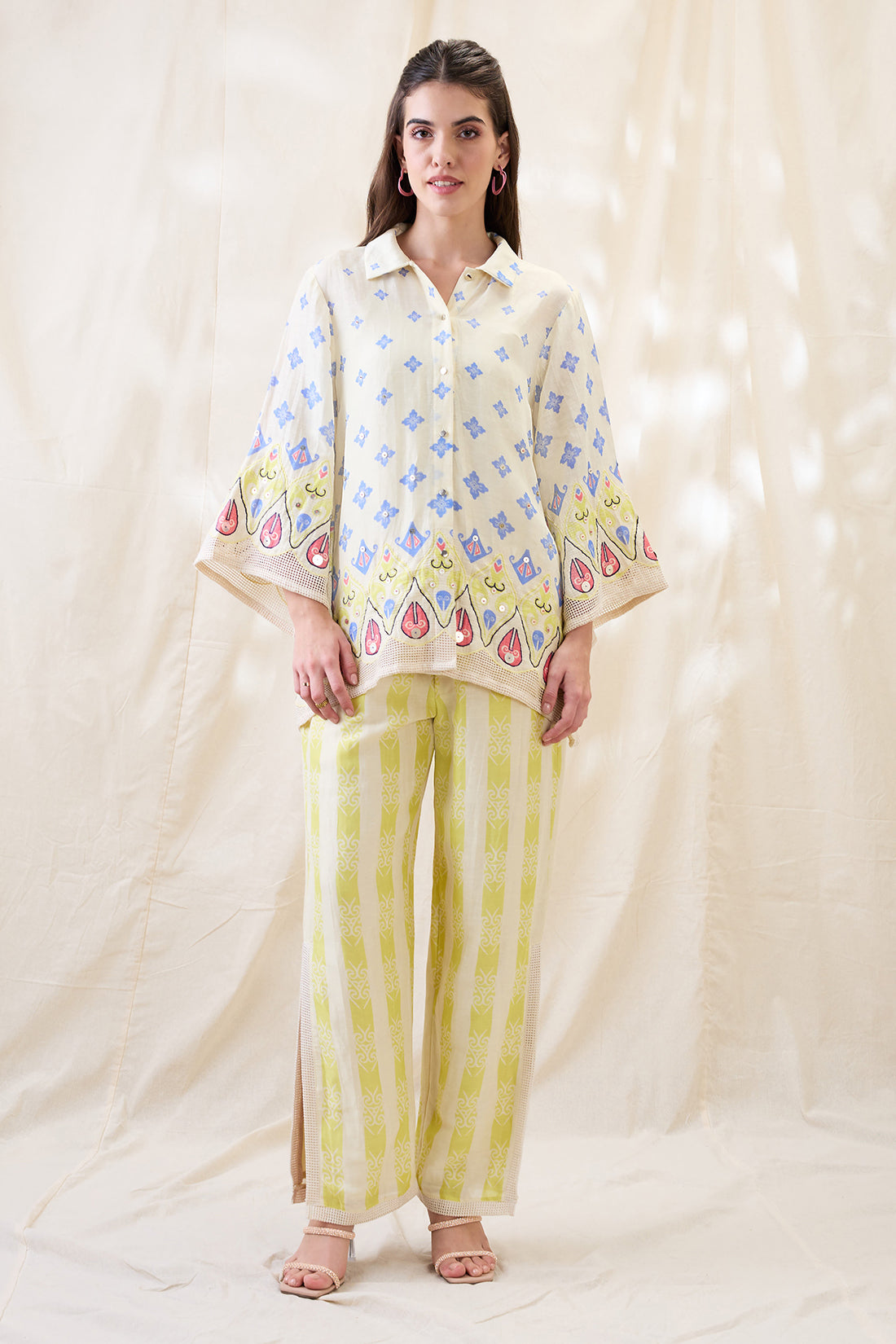 Kitchra Appliqued co-ord set