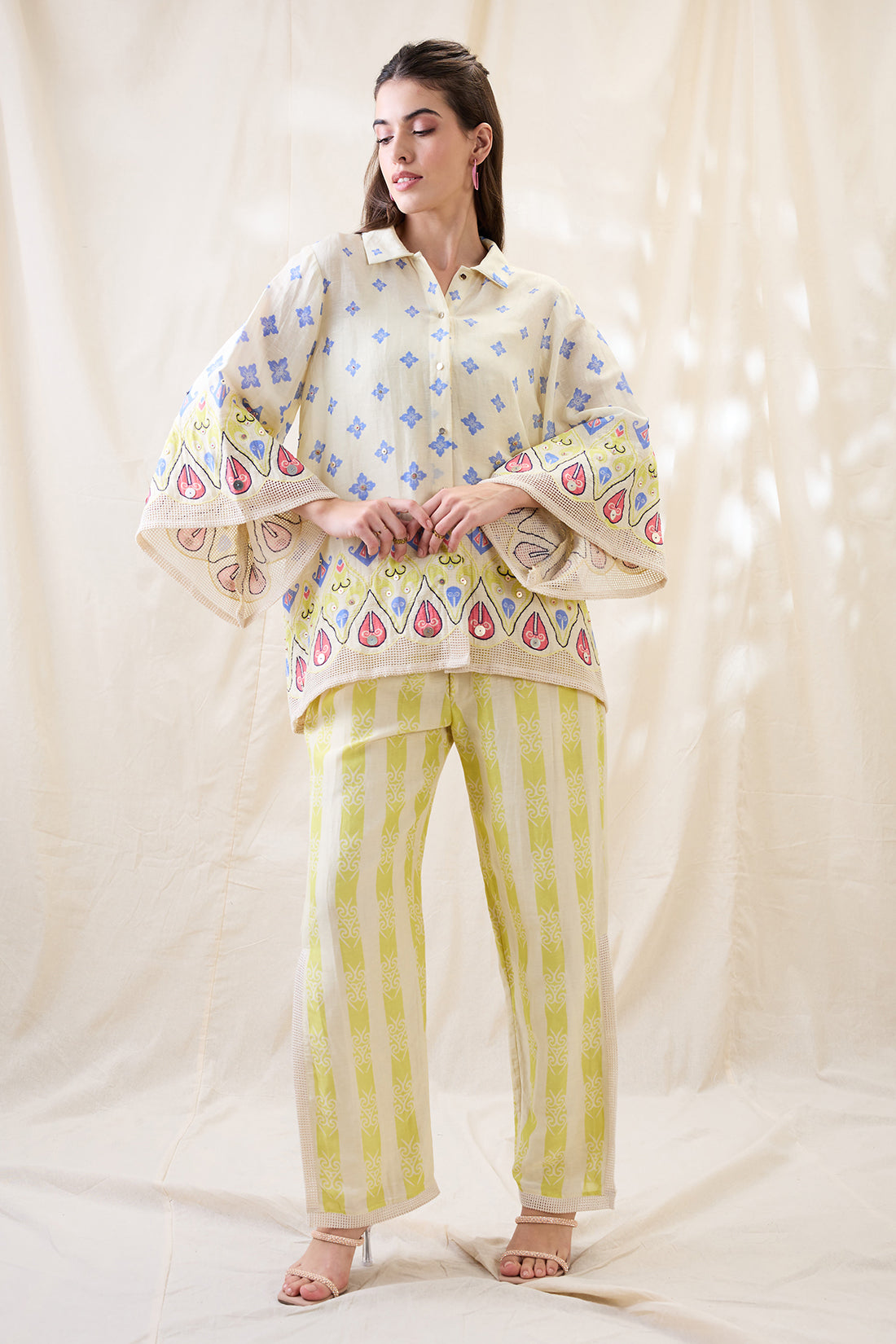 Kitchra Appliqued co-ord set