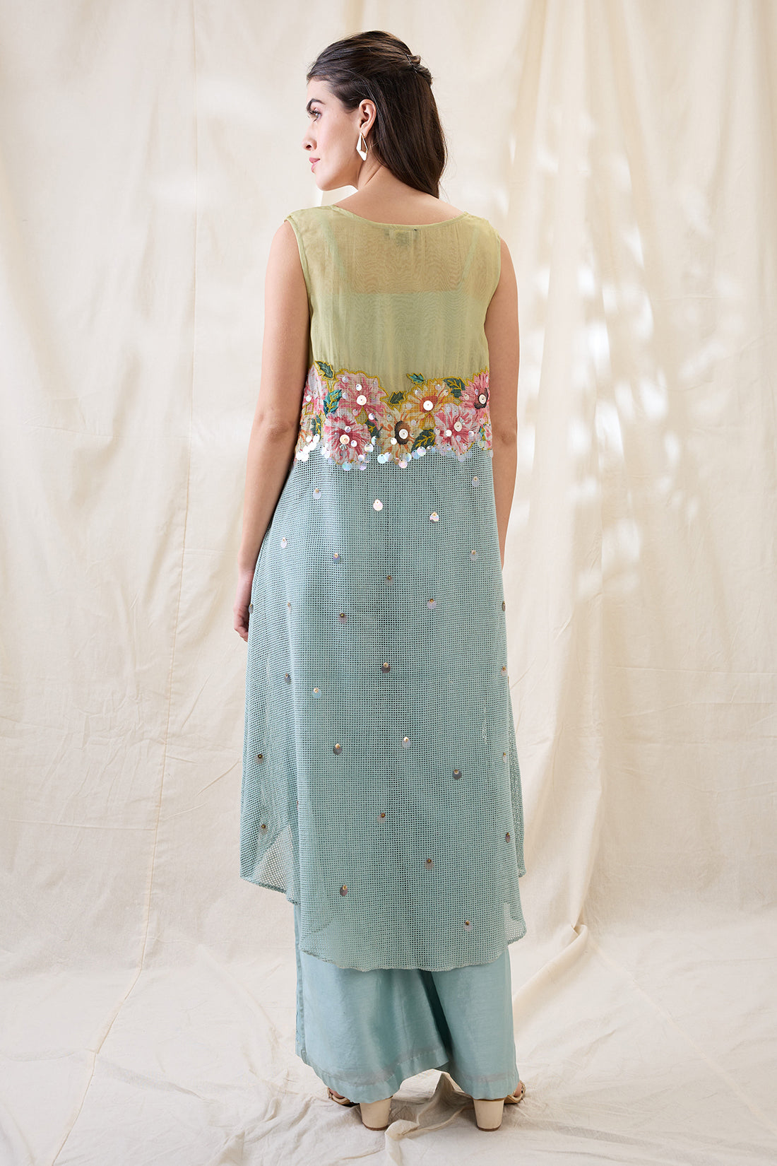 Ravya co-ord set with embroidered jacket