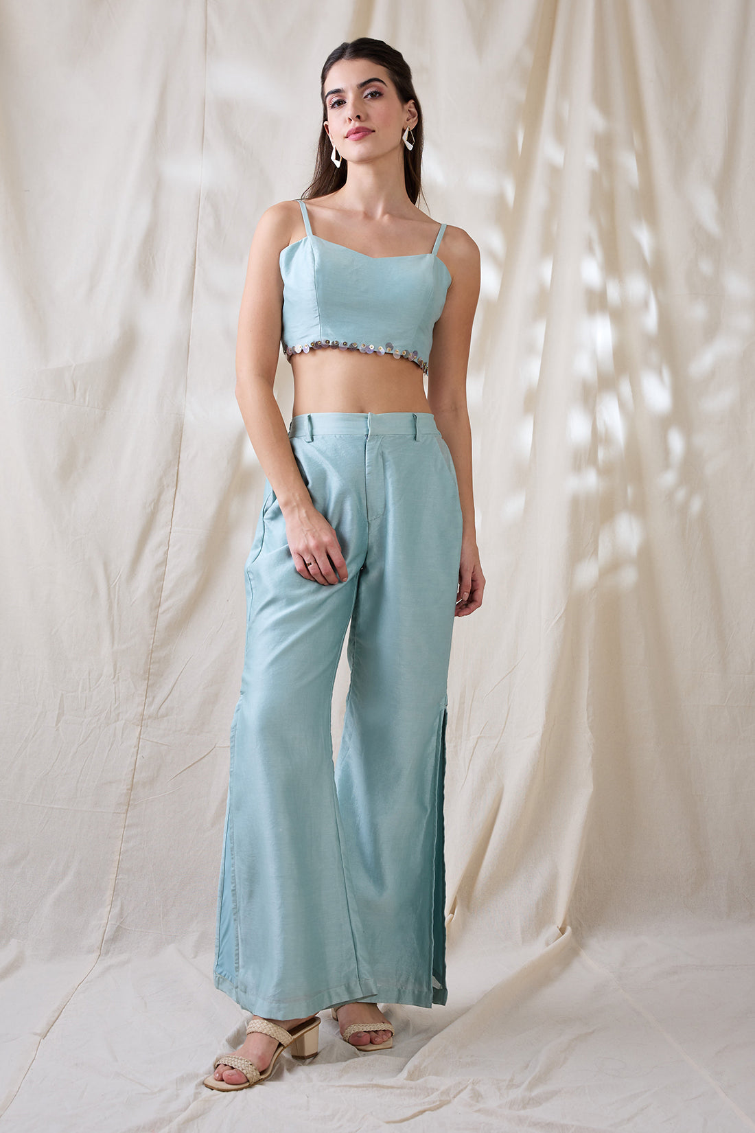 Ravya co-ord set with embroidered jacket