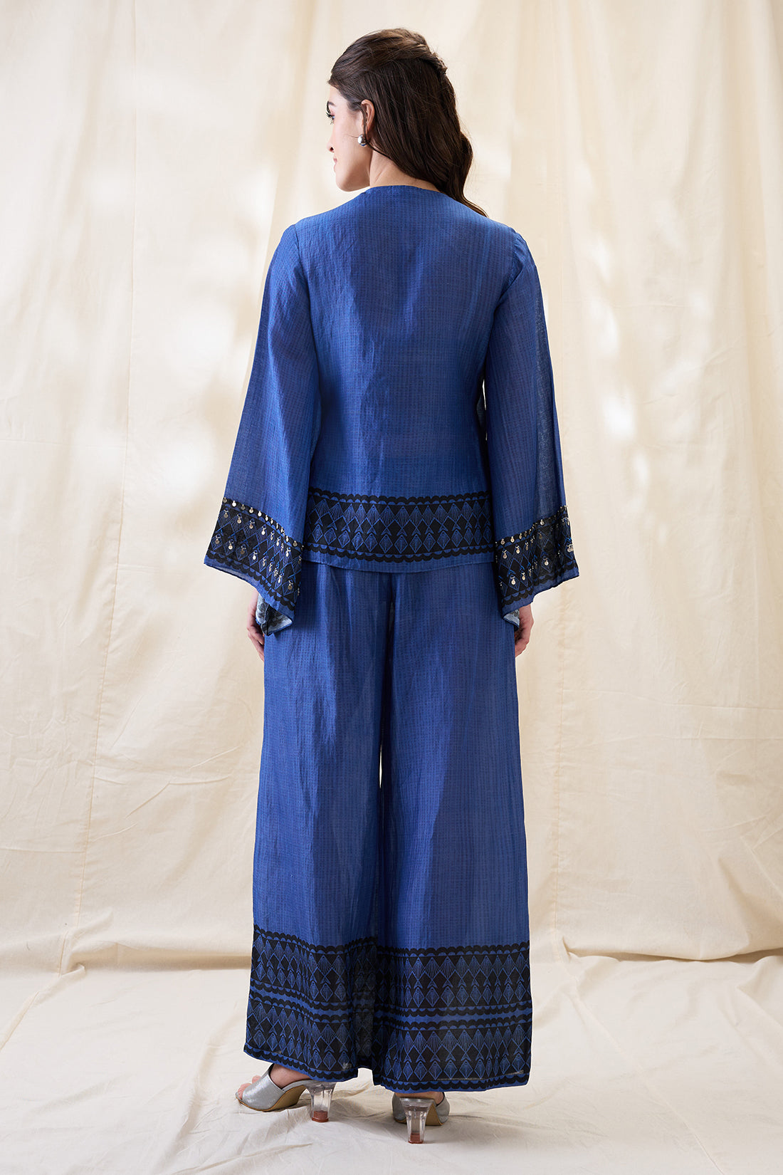 Noorani embellished angarkha set