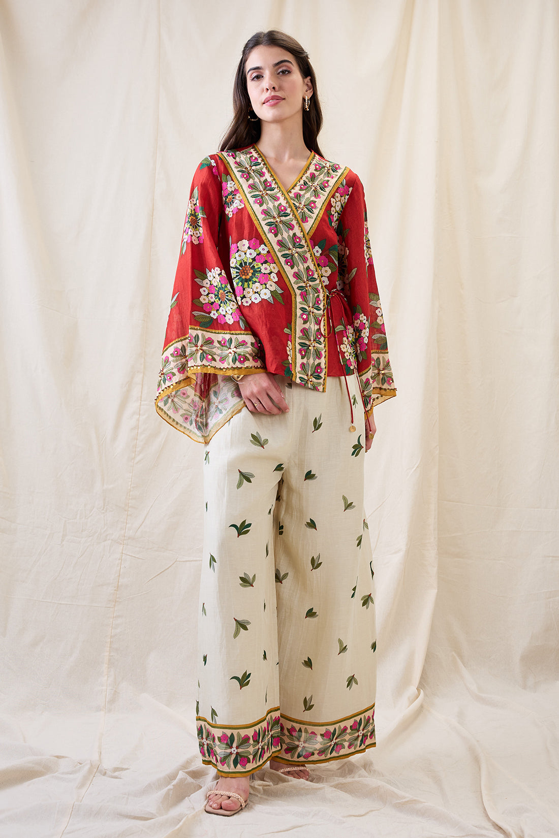 Gulzaar embellished angarkha set