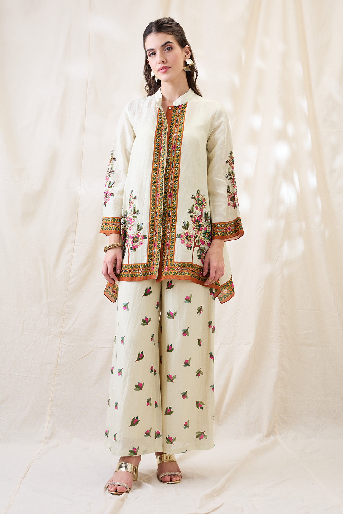 Gulzaar embroidered Kurta set