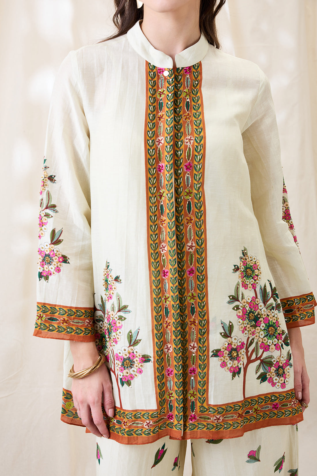 Gulzaar embroidered Kurta set