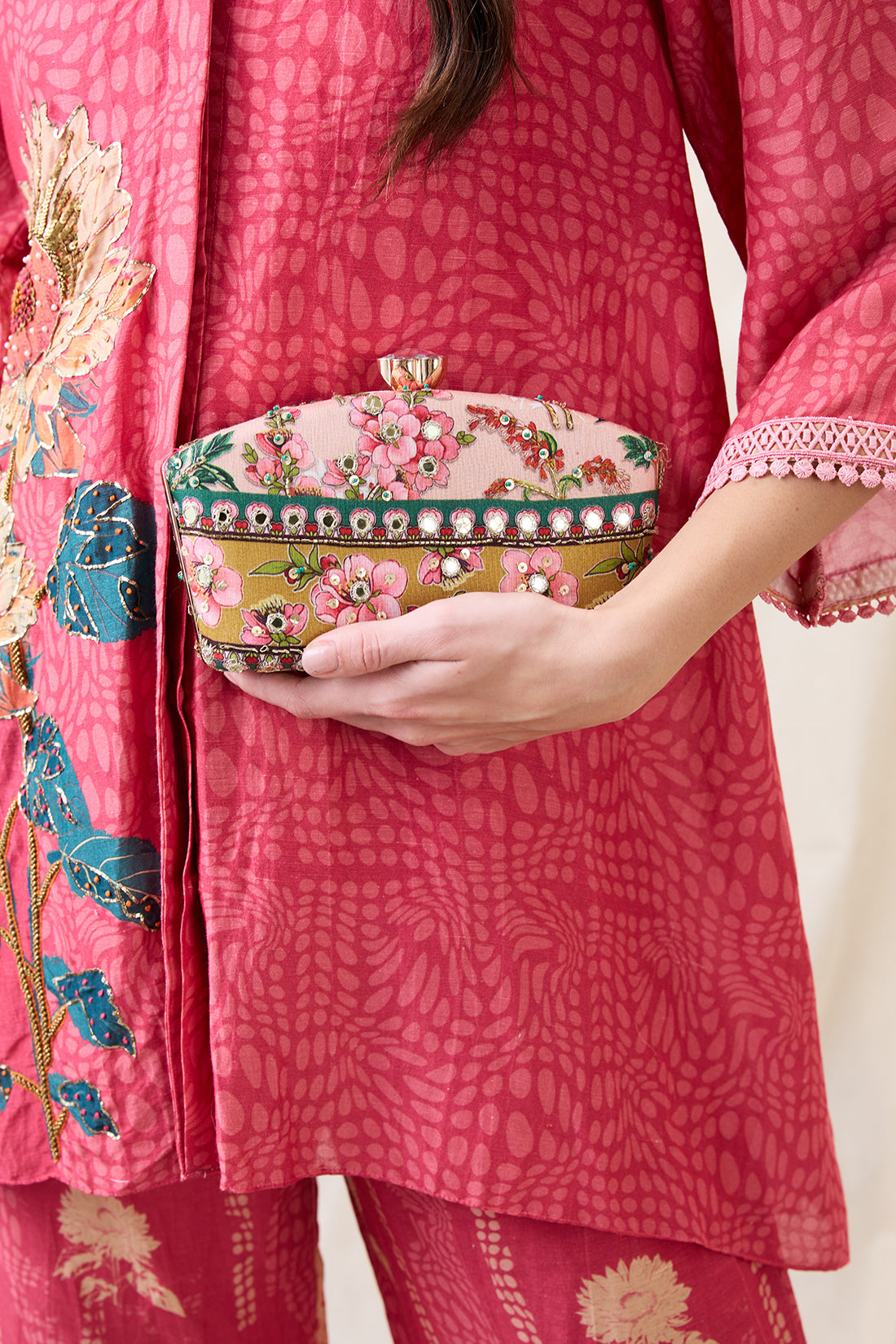 Tamaya embellished clutch bag