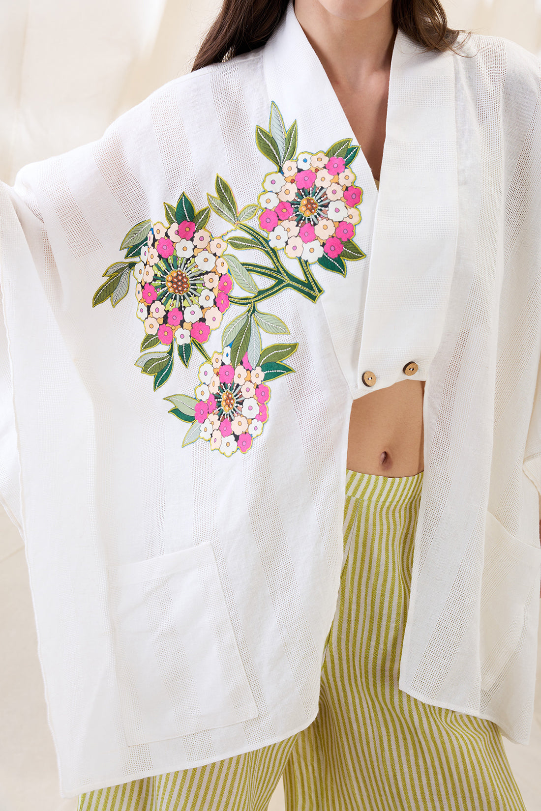 Gulzaar appliqued co-ord set