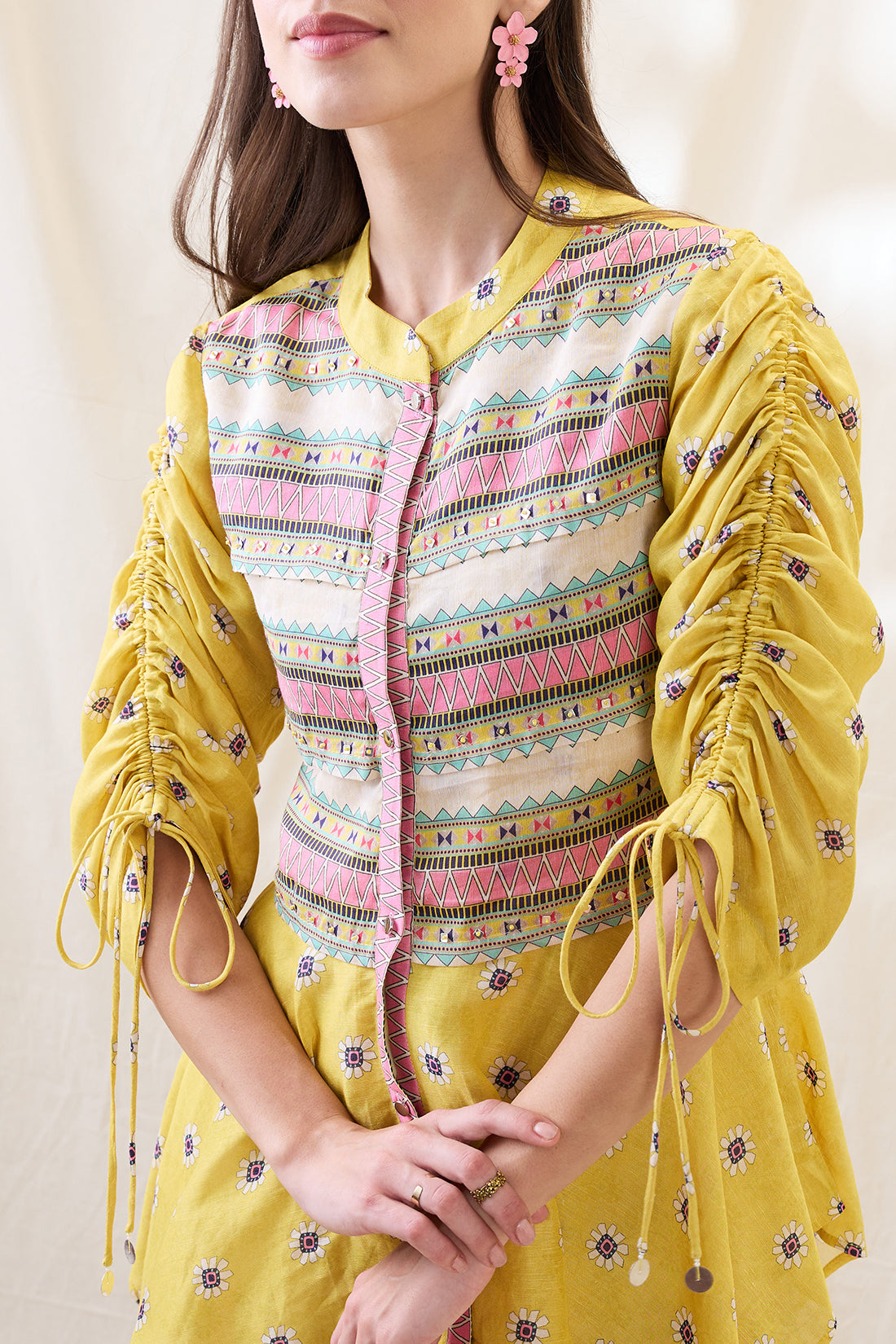 Nooma printed handkerchief top with pants