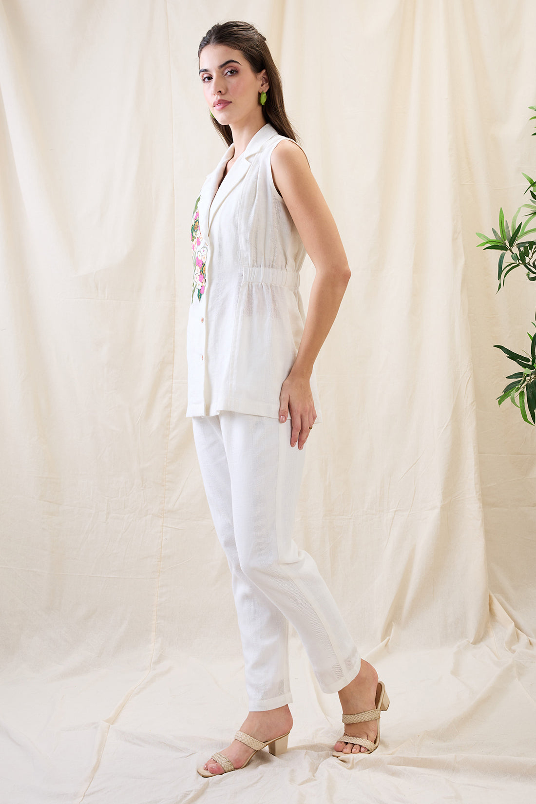 Gulzaar appliqued co-ord set