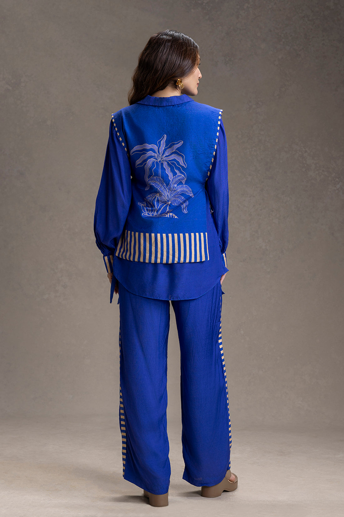 Kyomi Bib-Style Shirt With Pants