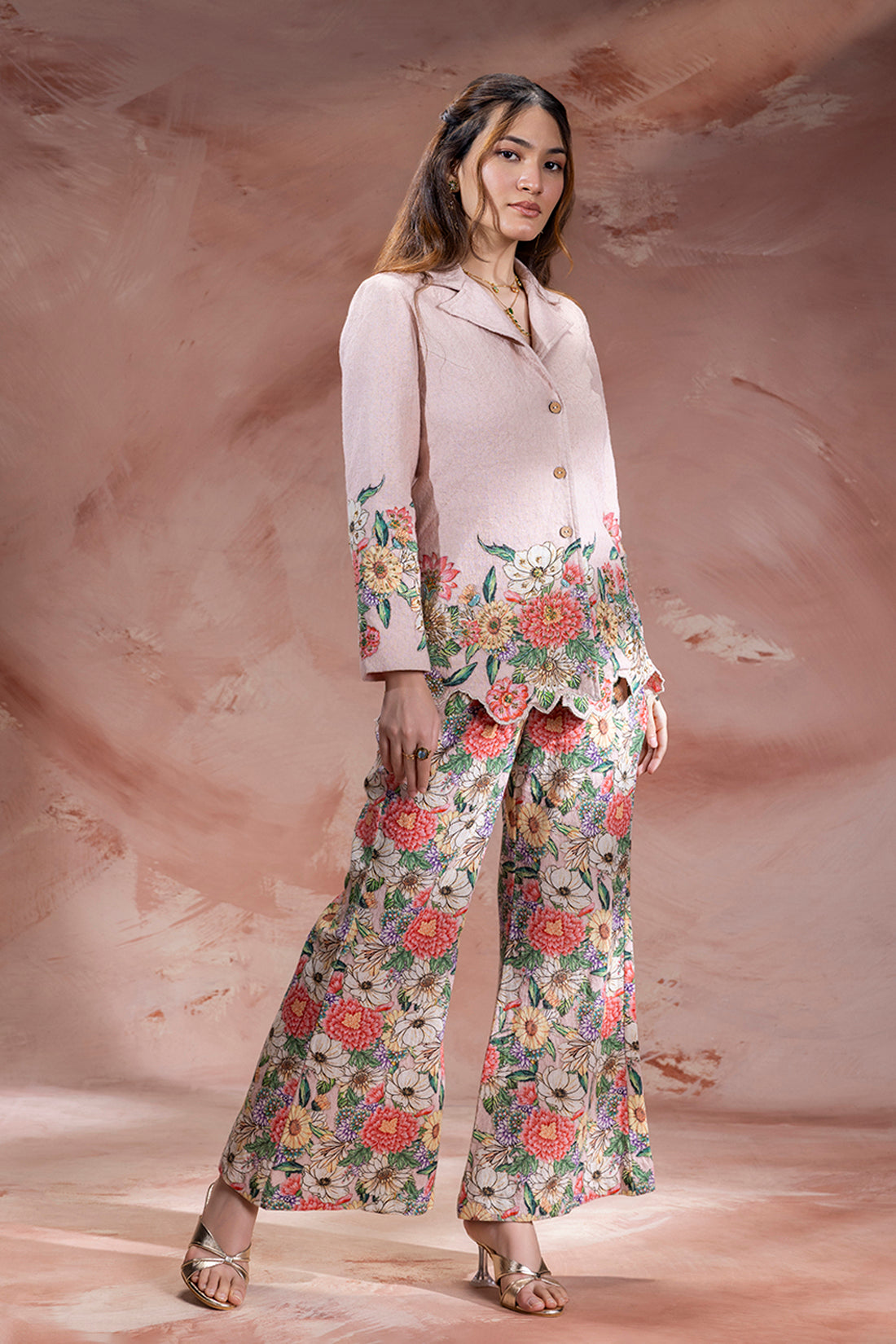 Baghira Embroidered Blazer Co-Ord Set
