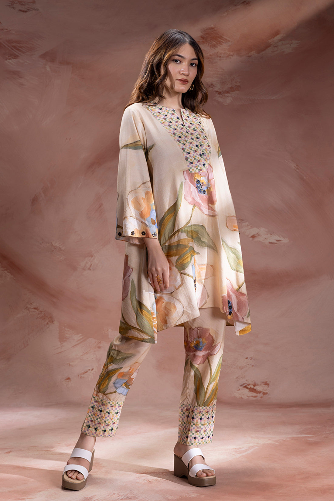Zeya Embellished Tunic And Pants