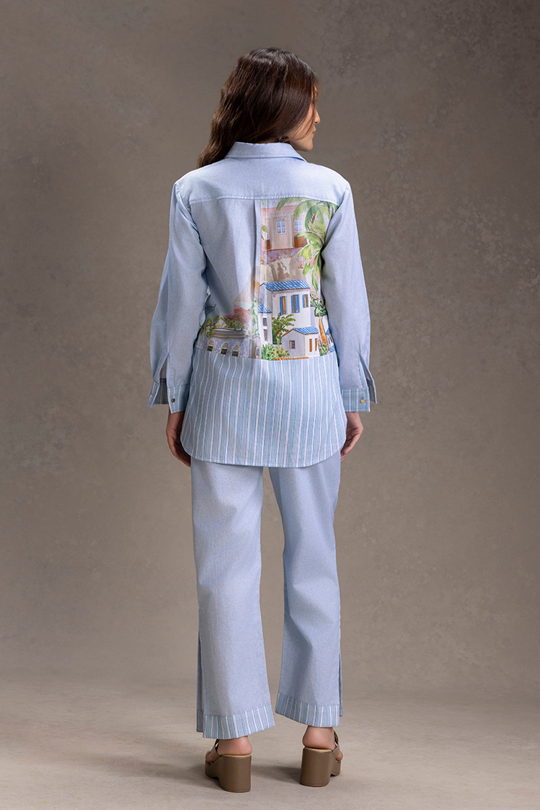Reviera Printed Shirt And Pants