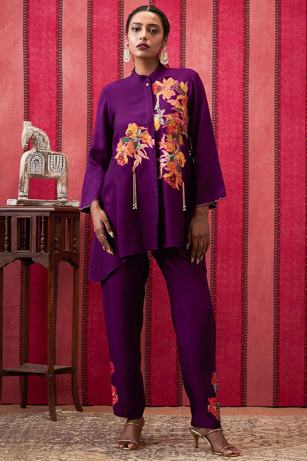 Zinnia Applique Co-Ord Set