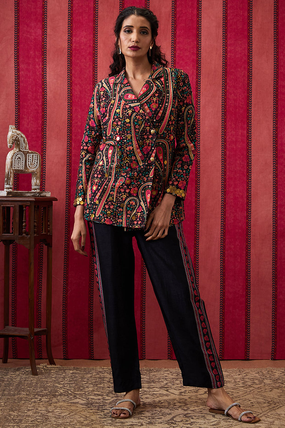 Qala Embellished Blazer Co-Ord Set