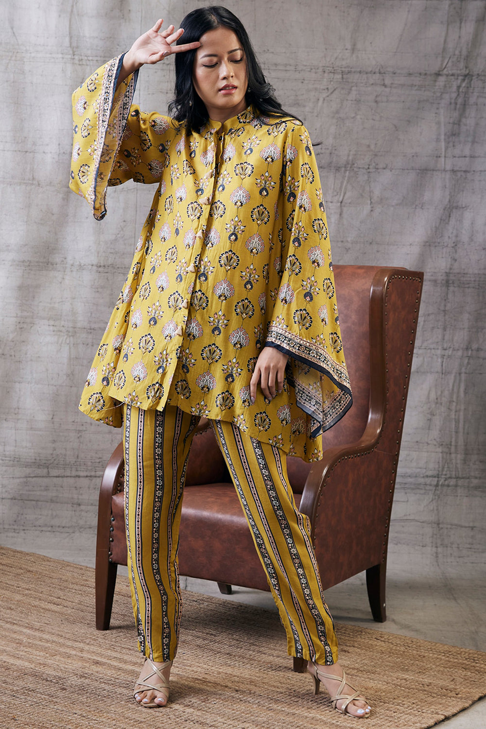 Sarouk Embroidered Co-Ord Set