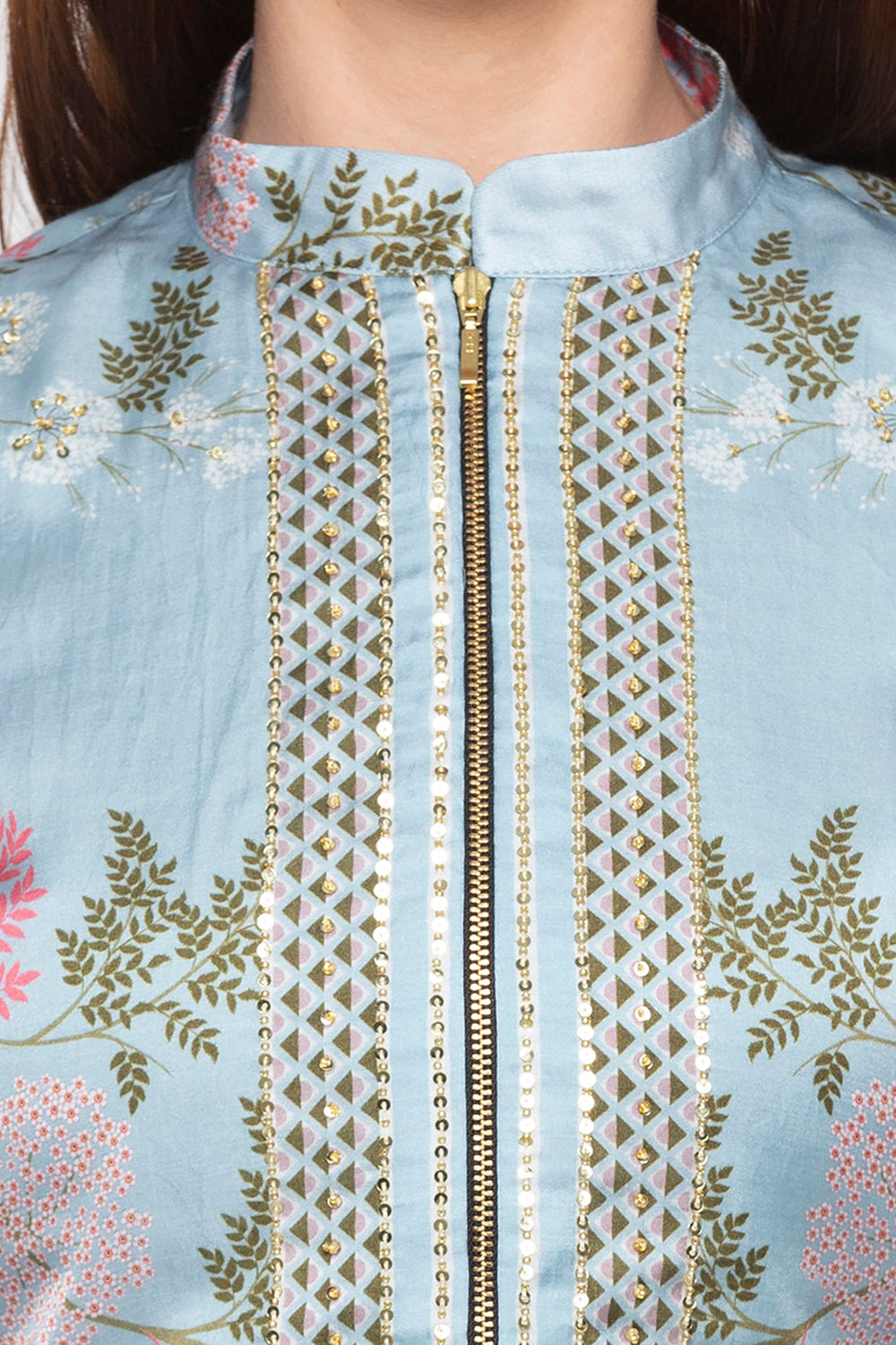 Windance Printed Layered Pants With Bomber Jacket
