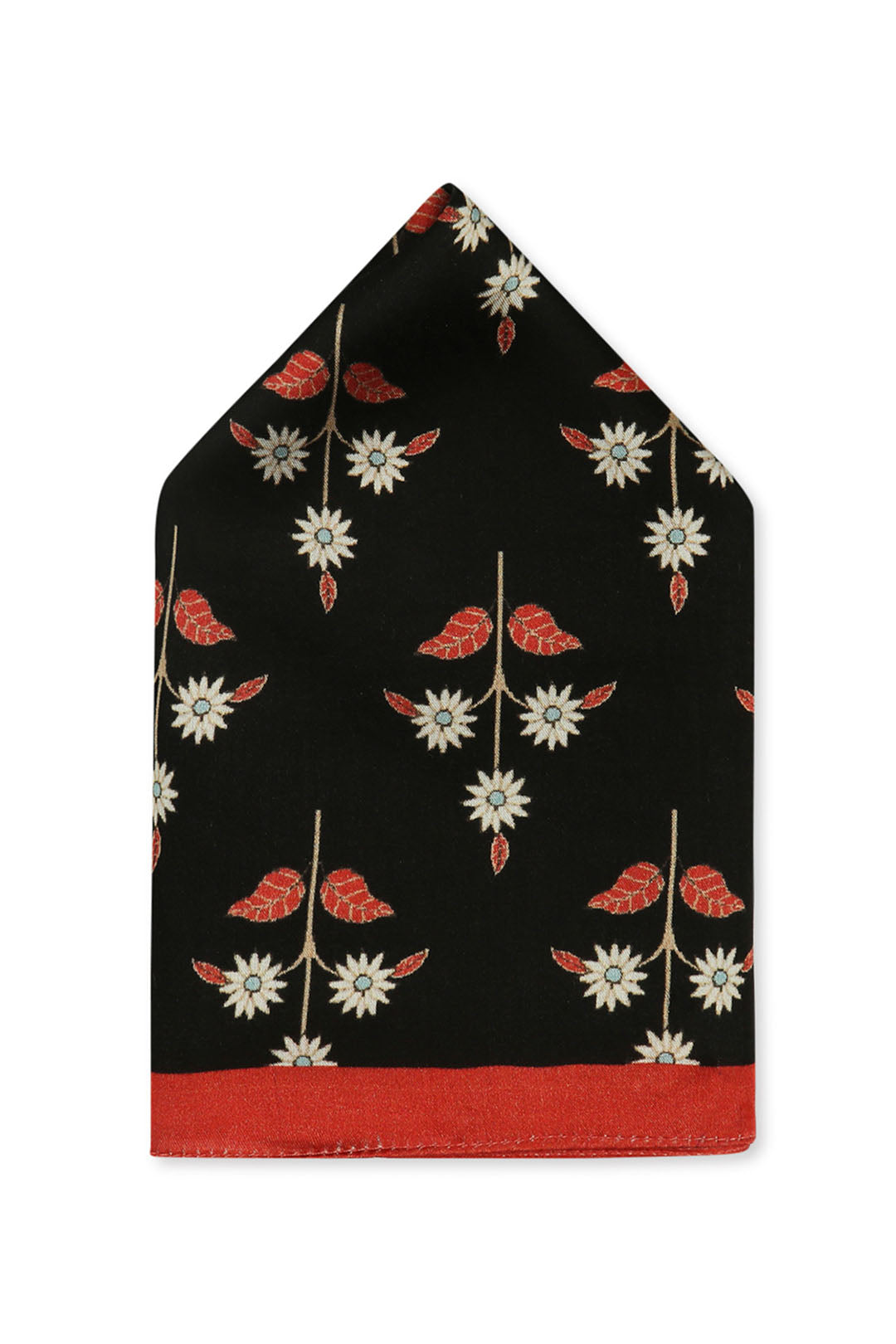 Black Ethnic Folklore Printed Pocket Square