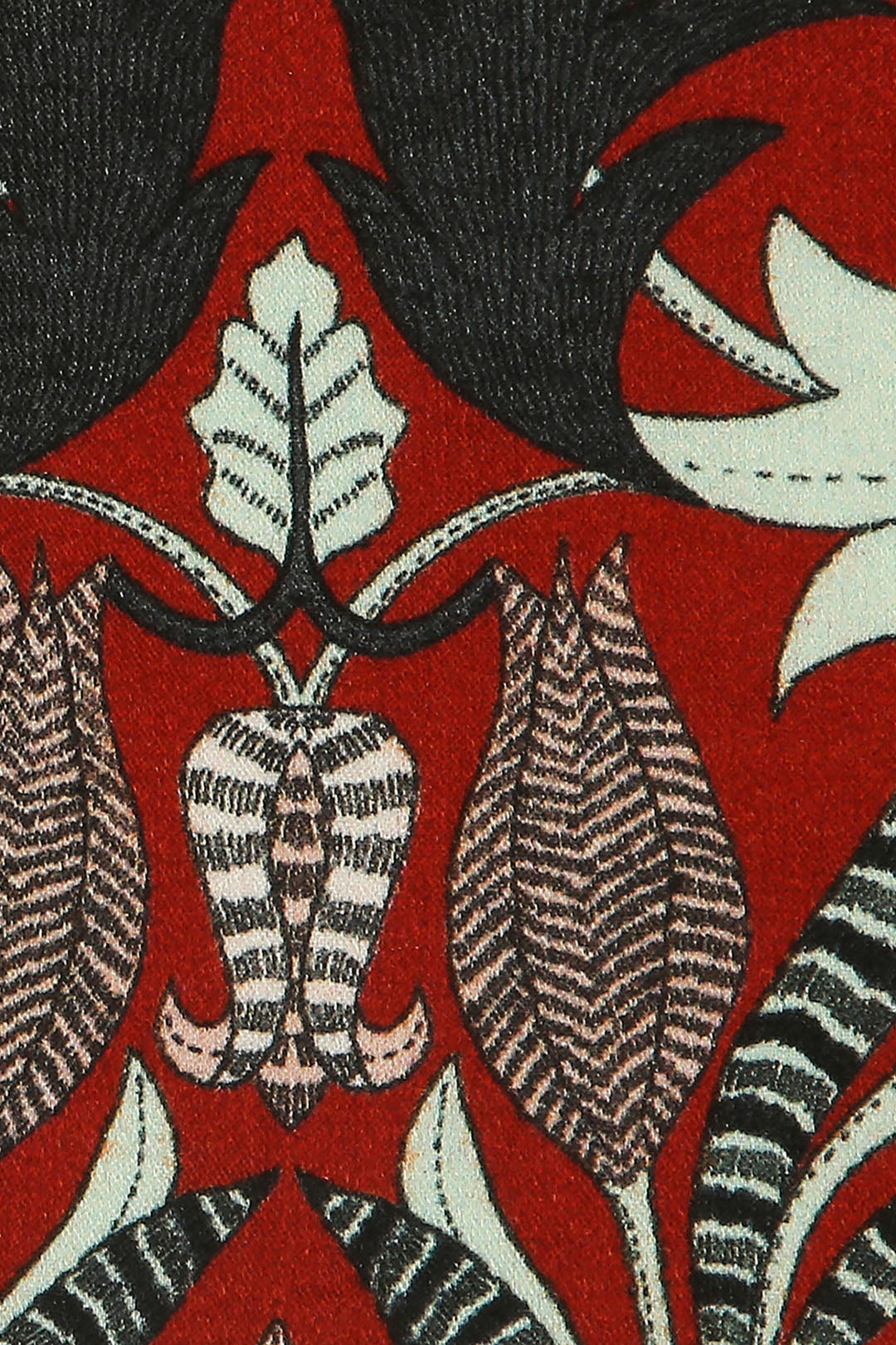 Night Floral Printed Pocket Square