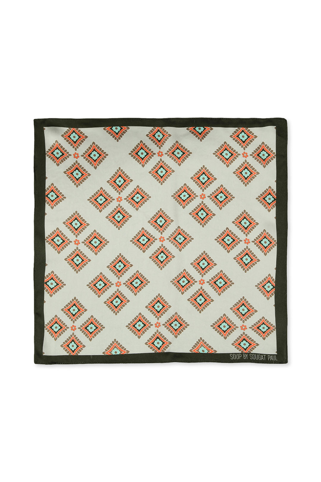 Ethnic Folklore Printed Pocket Square