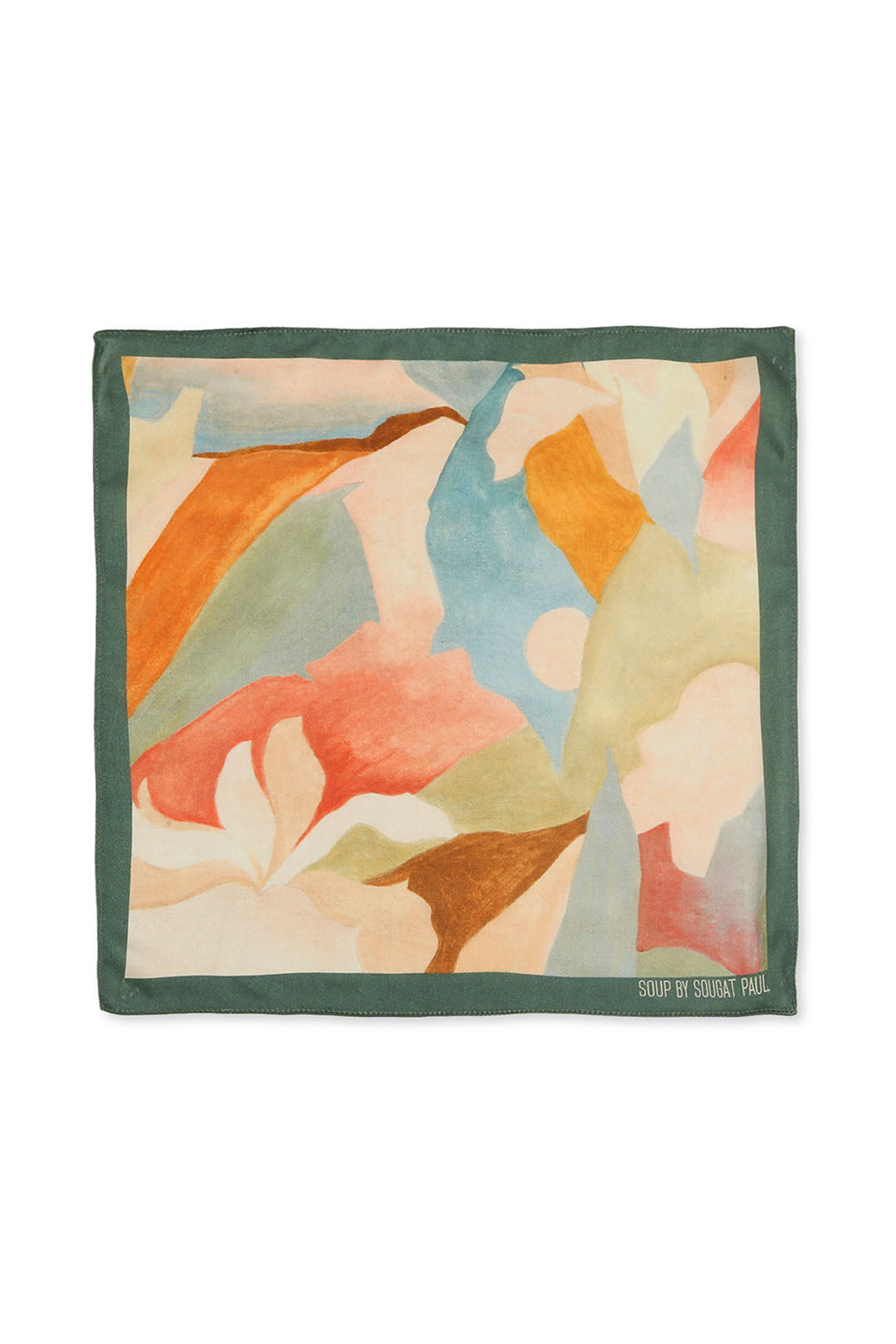 Multicolour Conversational Printed Pocket Square