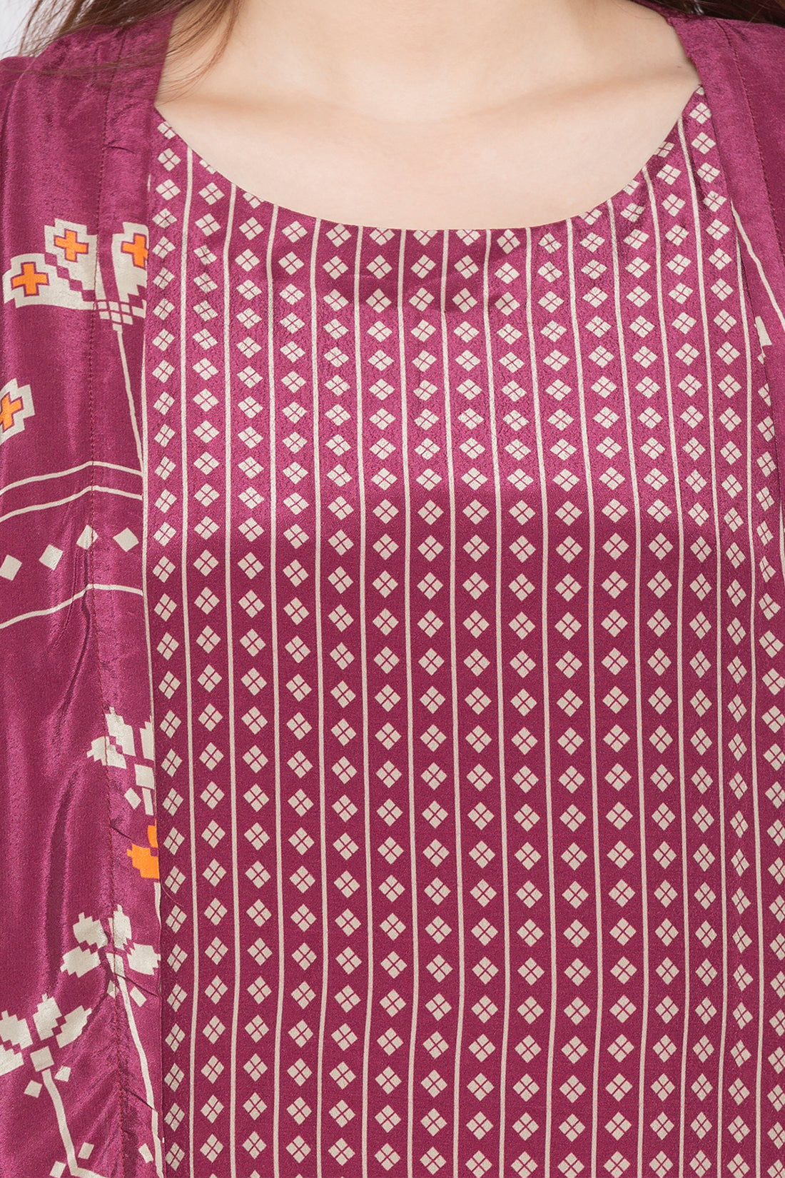 Printed Long Dress