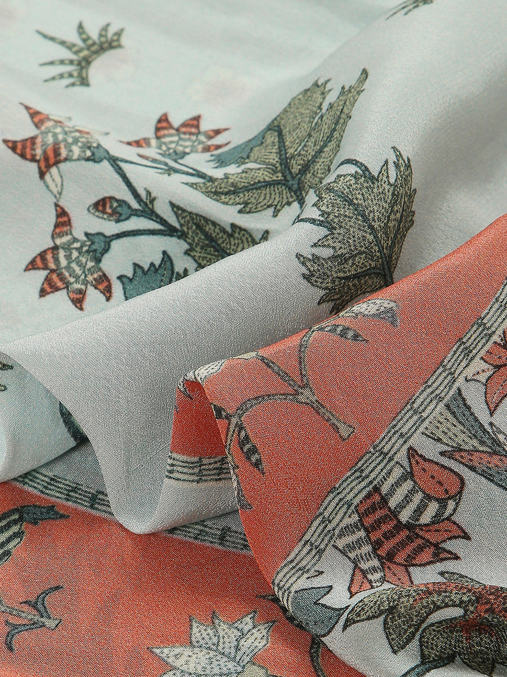 Pastel Bloom Printed Stole
