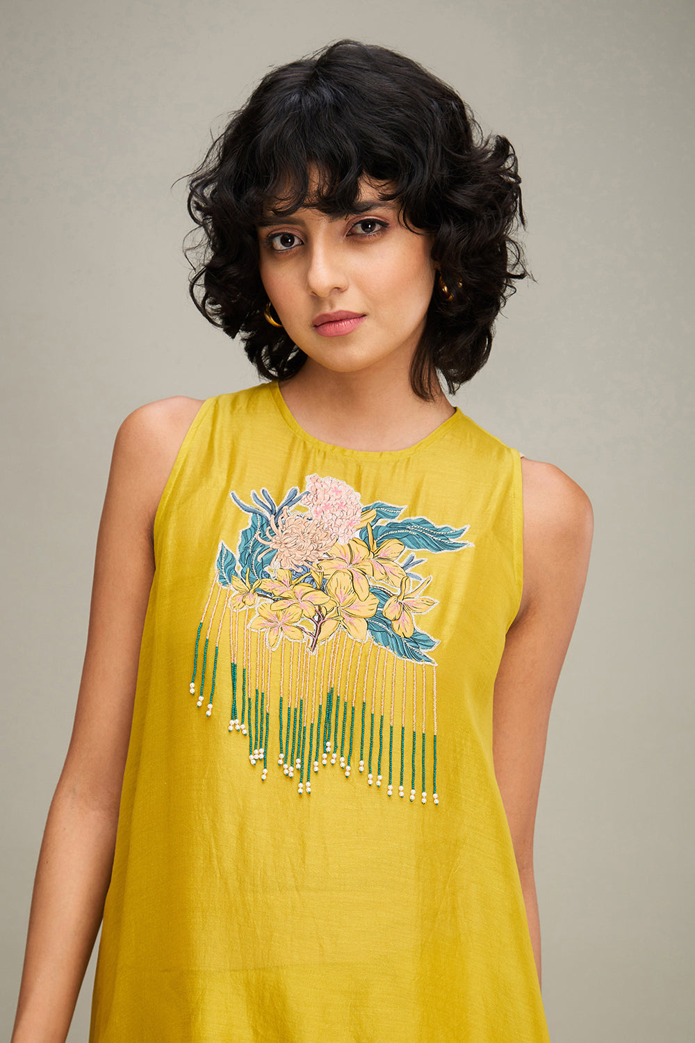 Zinnia Emebllished Kurta Set