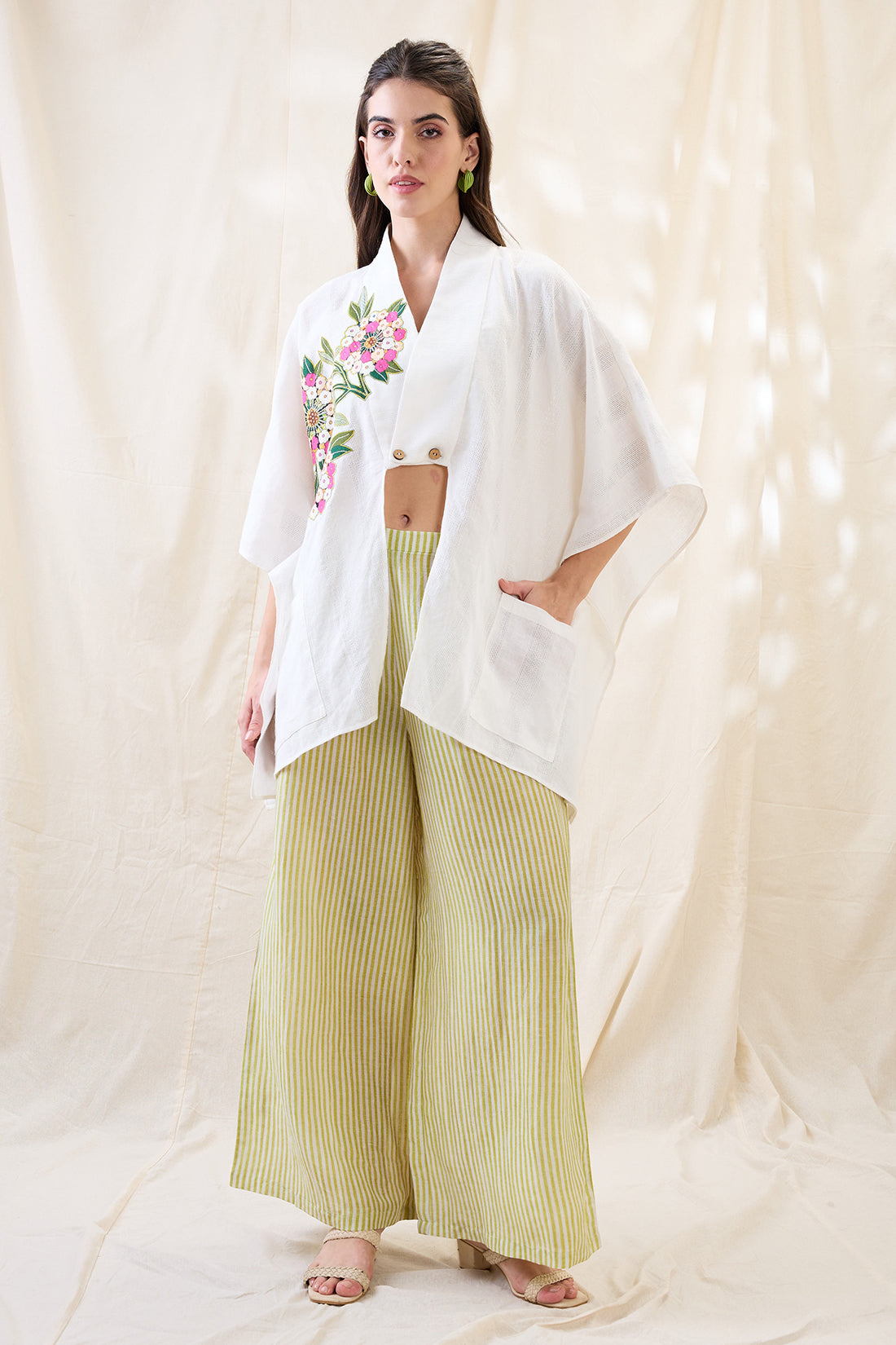 Gulzaar appliqued co-ord set
