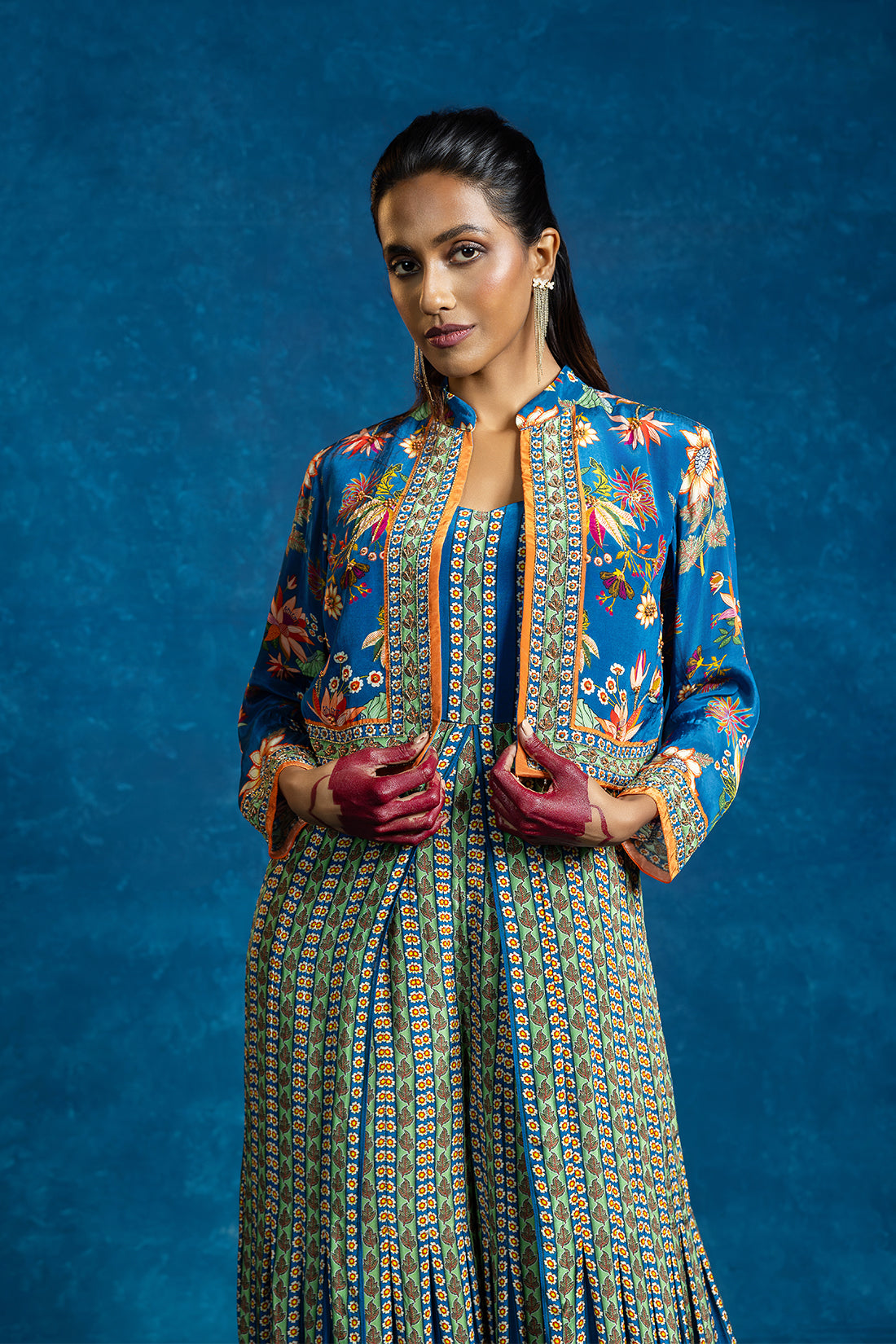 Aarani embellished jumpsuit set