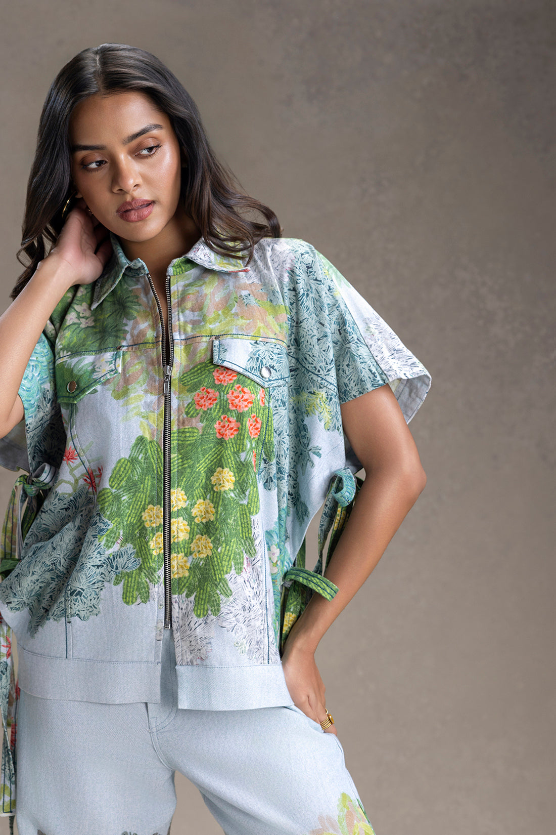 Blume Printed Shacket And Pants