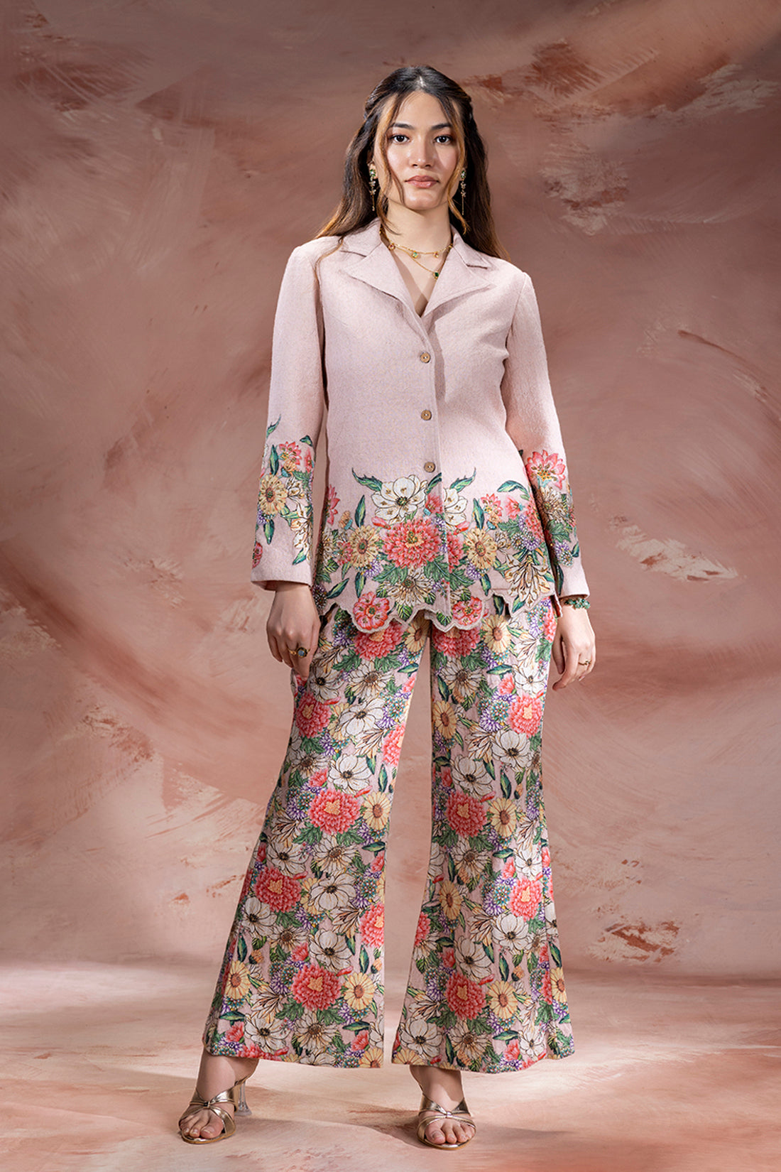 Baghira Embroidered Blazer Co-Ord Set