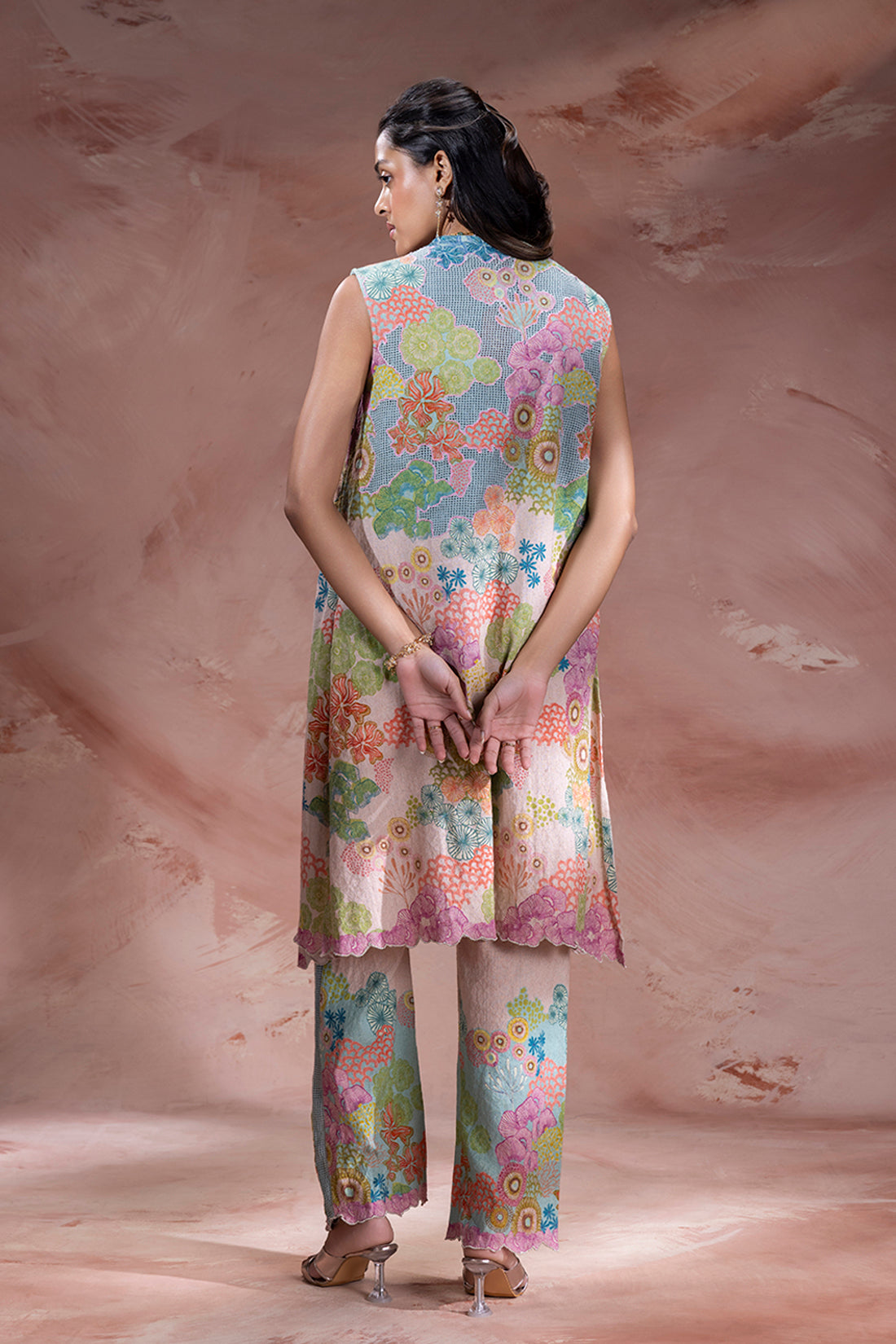 Kaira Embellished  Jacket And Pants Set