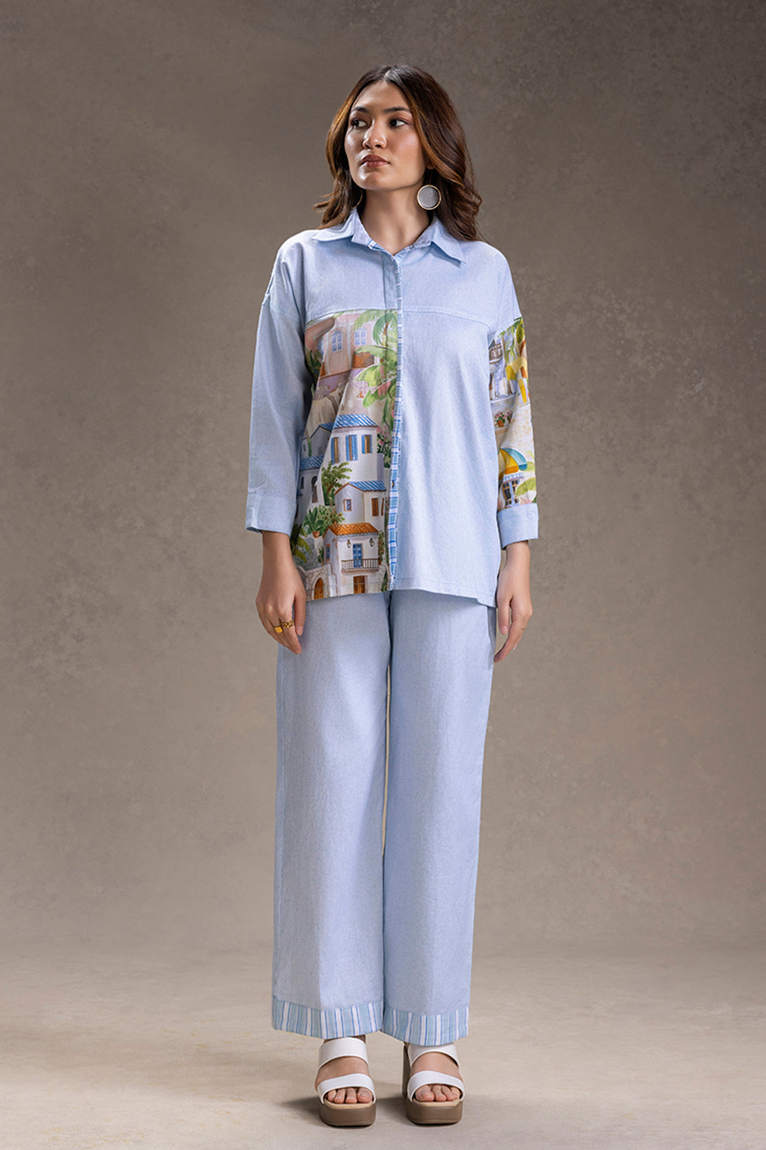 Reviera Printed Shirt And Pants